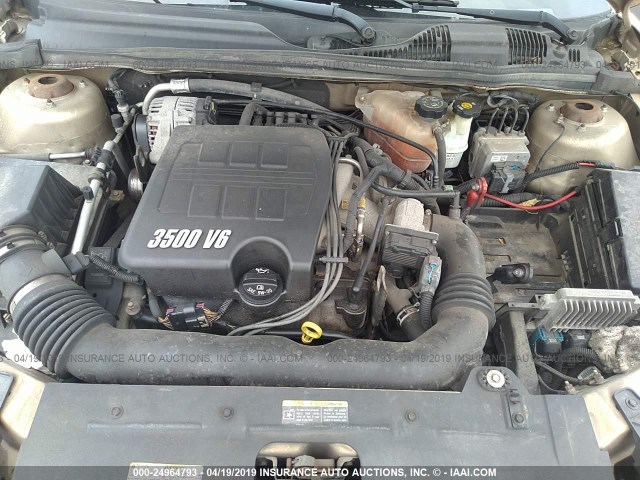 1G1ZS51896F283712 - 2006 CHEVROLET MALIBU LS GOLD photo 10