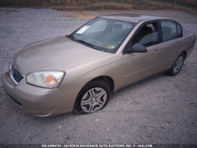 1G1ZS51896F283712 - 2006 CHEVROLET MALIBU LS GOLD photo 2