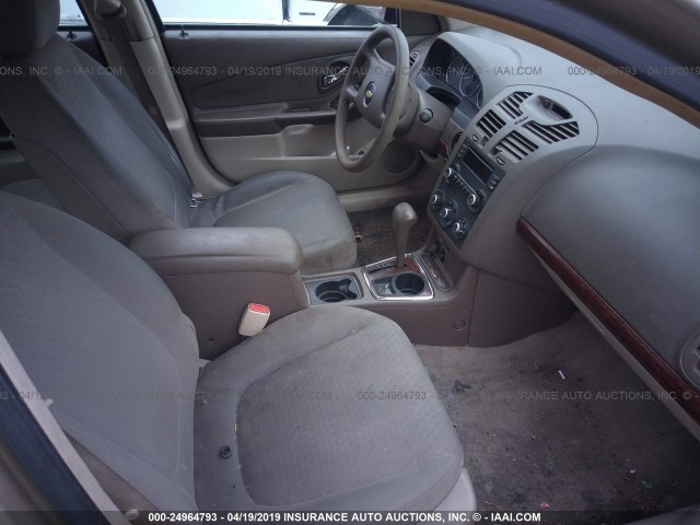 1G1ZS51896F283712 - 2006 CHEVROLET MALIBU LS GOLD photo 5