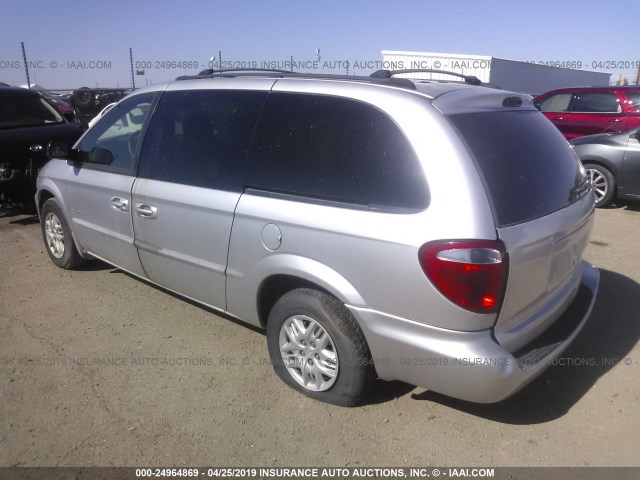 2B4GP443X1R361326 - 2001 DODGE GRAND CARAVAN SPORT SILVER photo 3