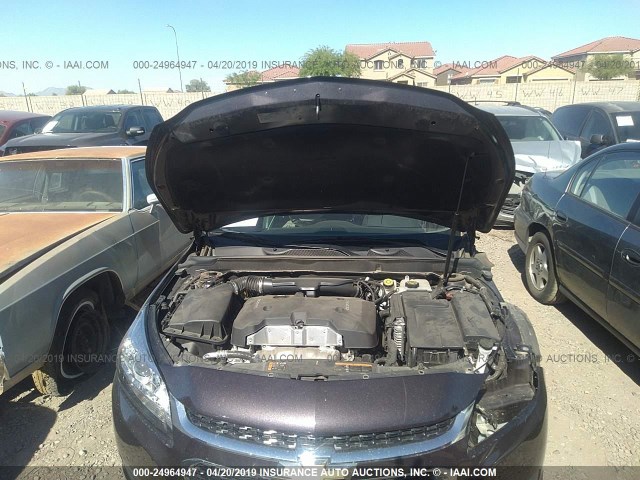 1G11C5SLXFF332414 - 2015 CHEVROLET MALIBU 1LT 紫色 照片 10
