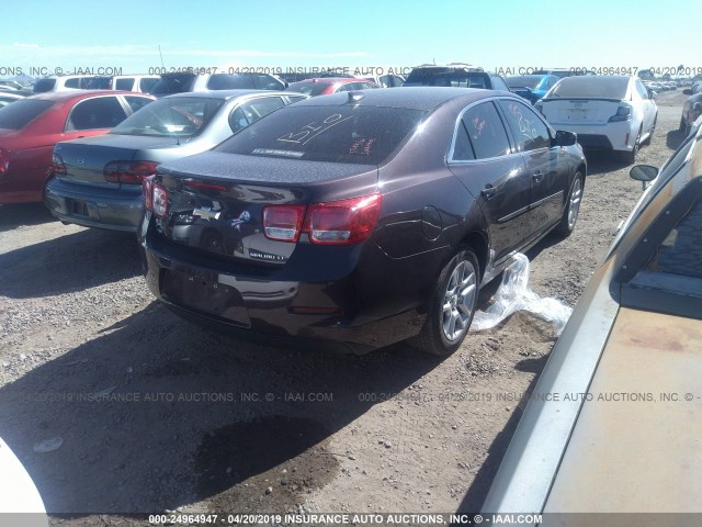 1G11C5SLXFF332414 - 2015 CHEVROLET MALIBU 1LT 紫色 照片 4