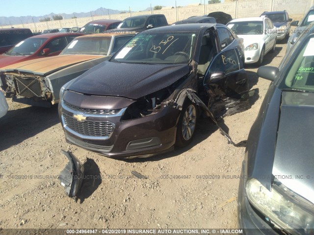 1G11C5SLXFF332414 - 2015 CHEVROLET MALIBU 1LT 紫色 照片 6