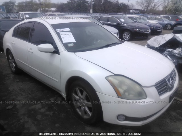 1N4BA41EX4C890203 - 2004 NISSAN MAXIMA SE/SL WHITE photo 1