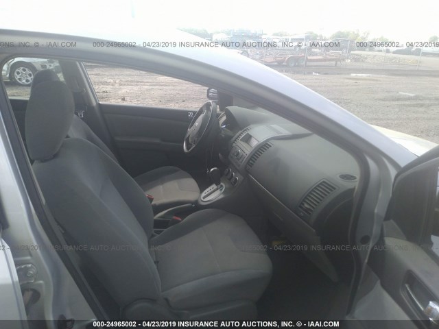 3N1AB61E09L631152 - 2009 NISSAN SENTRA 2.0/2.0S/2.0SL SILVER photo 5