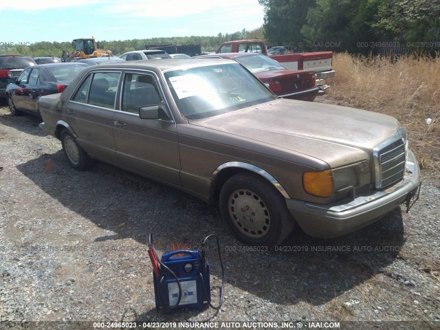 WDBCA25D5JA398902 - 1988 MERCEDES-BENZ 300 SEL BROWN photo 1