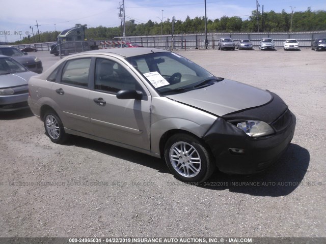 1FAFP34N76W239893 - 2006 FORD FOCUS ZX4 TAN photo 1