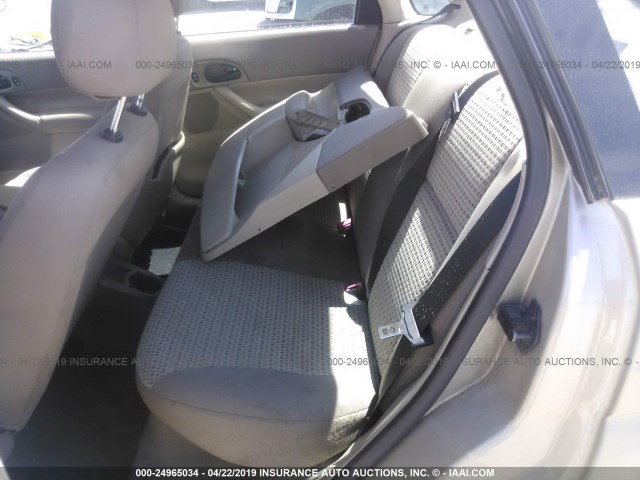 1FAFP34N76W239893 - 2006 FORD FOCUS ZX4 TAN photo 8