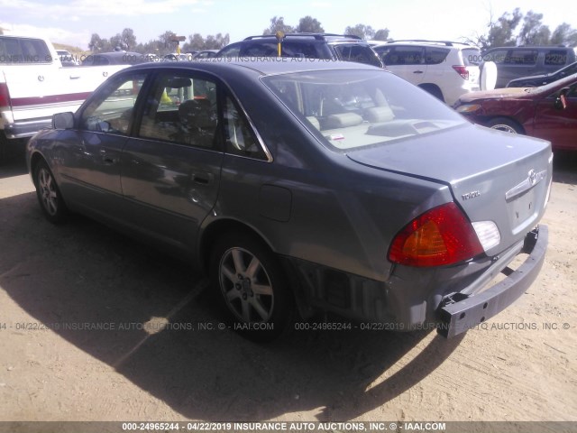 4T1BF28B51U173334 - 2001 TOYOTA AVALON XL/XLS BLUE photo 3