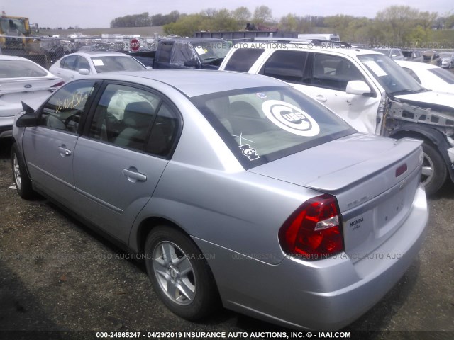 1G1ZT52885F315950 - 2005 CHEVROLET MALIBU LS SILVER photo 3