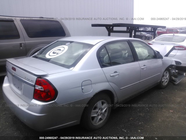 1G1ZT52885F315950 - 2005 CHEVROLET MALIBU LS SILVER photo 4