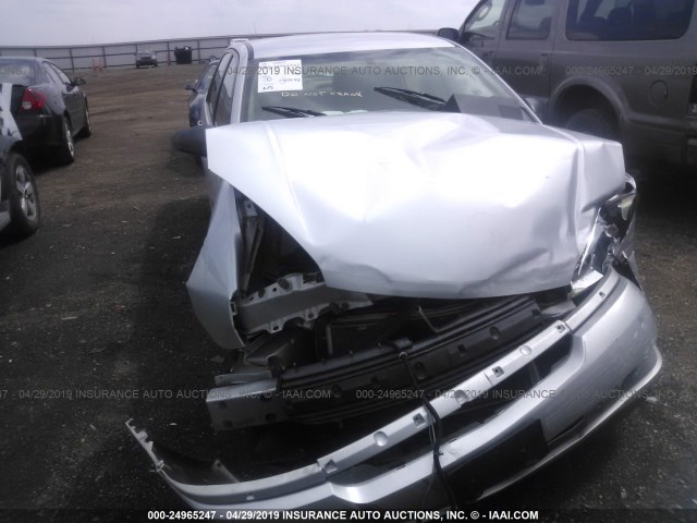 1G1ZT52885F315950 - 2005 CHEVROLET MALIBU LS SILVER photo 6