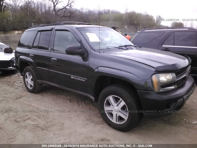 1GNDT13S042121382 - 2004 CHEVROLET TRAILBLAZER LS/LT BLACK photo 1