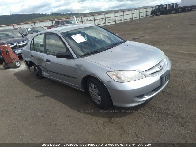 2HGES16354H636293 - 2004 HONDA CIVIC DX VP SILVER photo 1