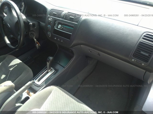 2HGES16354H636293 - 2004 HONDA CIVIC DX VP SILVER photo 5