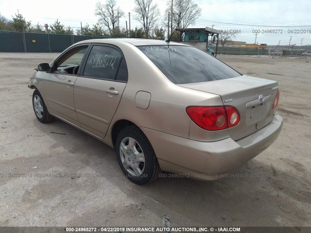 2T1BR32E37C723527 - 2007 TOYOTA COROLLA CE/LE/S GOLD photo 3