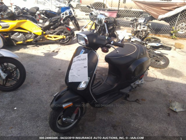 ZAPC386B2E5502447 - 2014 VESPA LX 50 BLACK photo 2