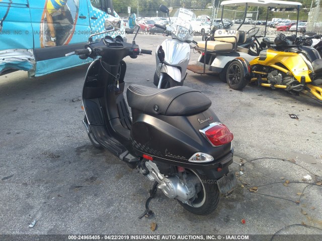 ZAPC386B2E5502447 - 2014 VESPA LX 50 BLACK photo 3