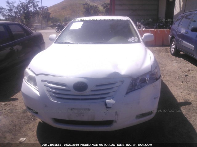 4T1BE46K49U880034 - 2009 TOYOTA CAMRY SE/LE/XLE WHITE photo 6