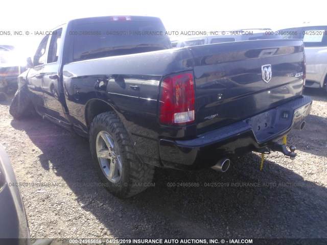 1C6RD7FT1CS342319 - 2012 DODGE RAM 1500 ST BLACK photo 3