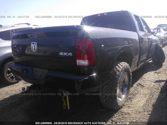 1C6RD7FT1CS342319 - 2012 DODGE RAM 1500 ST BLACK photo 4