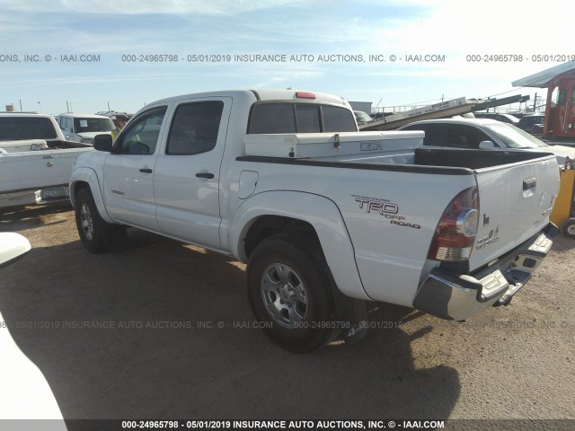 3TMLU4EN4AM045082 - 2010 TOYOTA TACOMA DOUBLE CAB 白色 照片 3