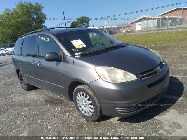 5TDZA23C25S227507 - 2005 TOYOTA SIENNA CE/LE SILVER photo 1