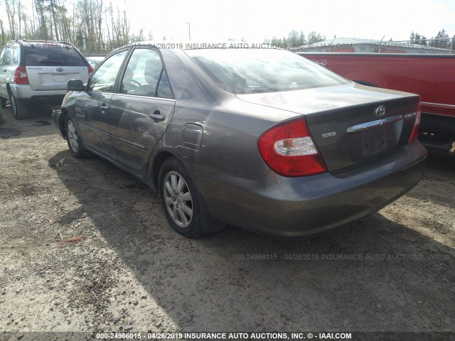 JTDBE30K130159630 - 2003 TOYOTA CAMRY LE/XLE Qızıl foto 3