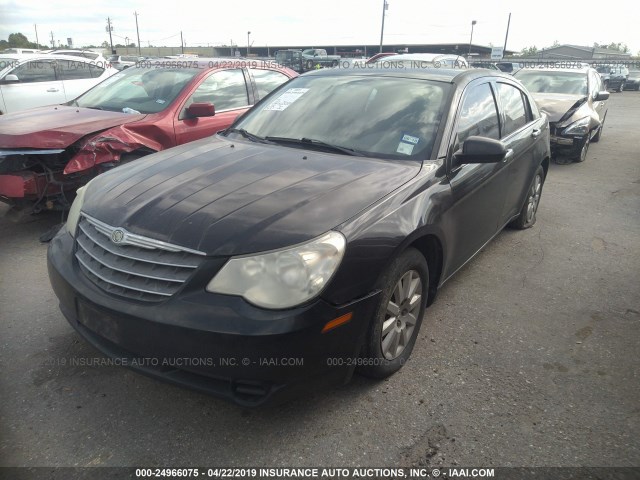 1C3LC46K38N264952 - 2008 CHRYSLER SEBRING LX BLACK photo 2