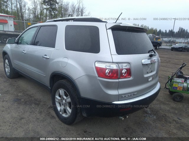 1GKER33797J104582 - 2007 GMC ACADIA SLT-2 SILVER photo 3