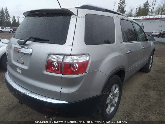 1GKER33797J104582 - 2007 GMC ACADIA SLT-2 SILVER photo 4