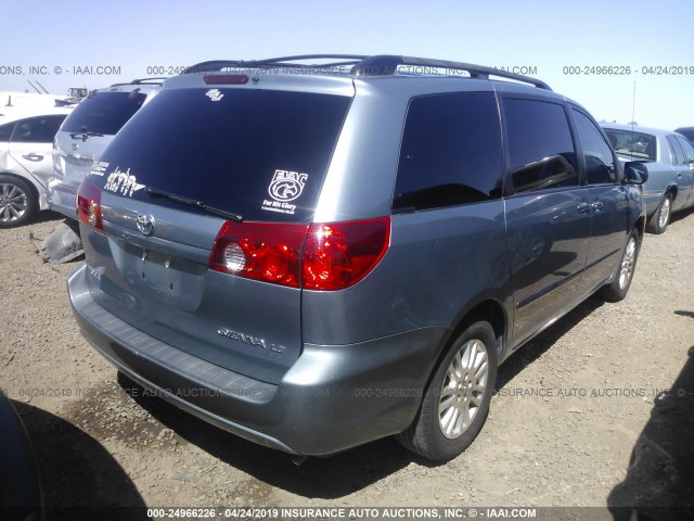 5TDKK4CC2AS329832 - 2010 TOYOTA SIENNA CE/LE BLUE photo 4