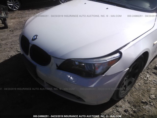 WBANA53524B850999 - 2004 BMW 525 I WHITE photo 6