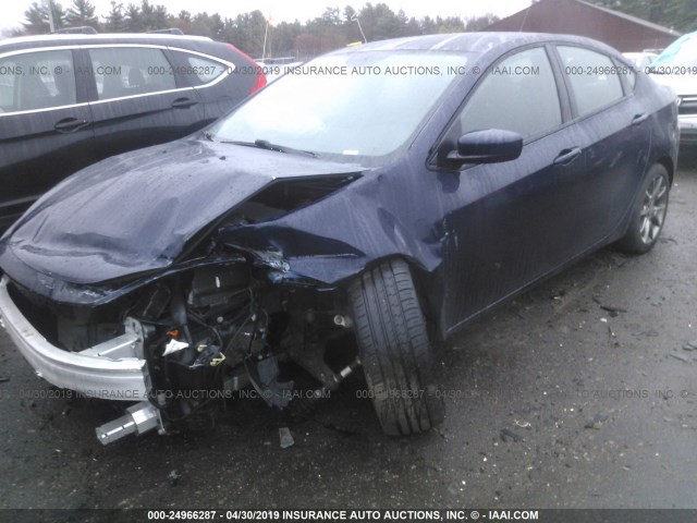 1C3CDFBA6DD326379 - 2013 DODGE DART SXT BLUE photo 6