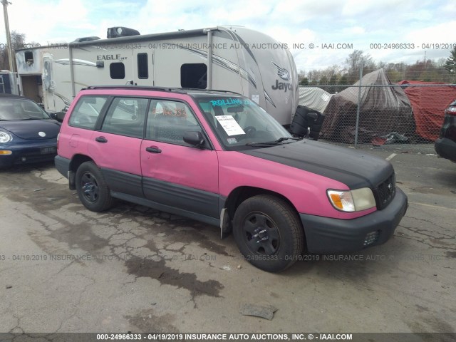 JF1SF63542G755377 - 2002 SUBARU FORESTER L PINK photo 1