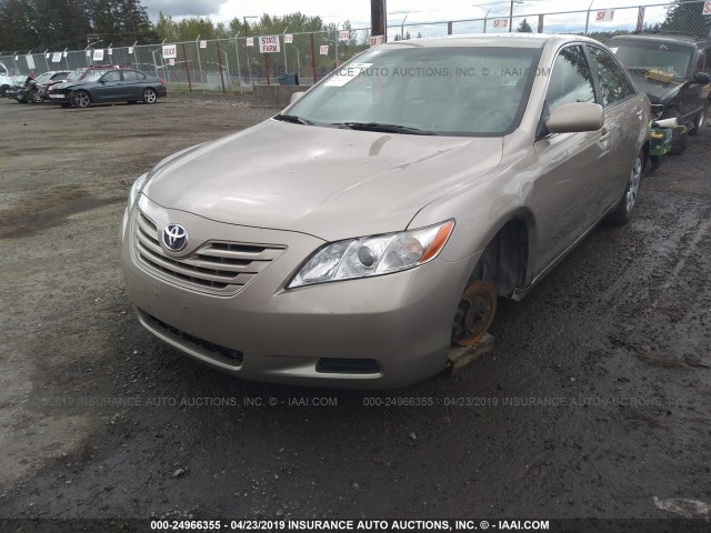 JTNBE46K973048658 - 2007 TOYOTA CAMRY NEW GENERAT CE/LE/XLE/SE GOLD photo 2