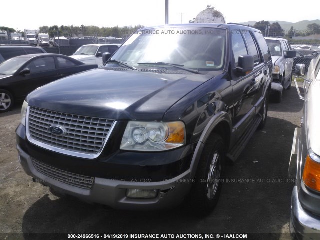 1FMFU18L53LA75357 - 2003 FORD EXPEDITION EDDIE BAUER BLACK photo 2