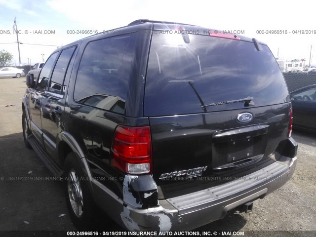 1FMFU18L53LA75357 - 2003 FORD EXPEDITION EDDIE BAUER BLACK photo 3