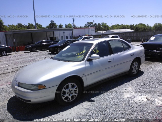 1G3WX52H11F104971 - 2001 OLDSMOBILE INTRIGUE GLS SILVER photo 2