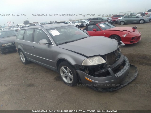 WVWWH63B14E265652 - 2004 VOLKSWAGEN PASSAT GLX GRAY photo 1