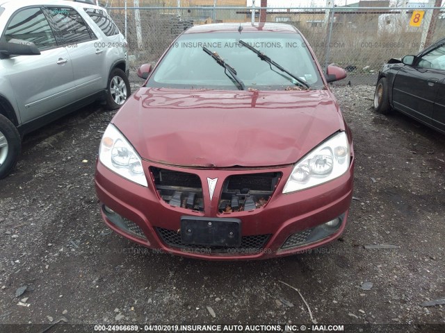 1G2ZJ57K394242199 - 2009 PONTIAC G6 红色 照片 6