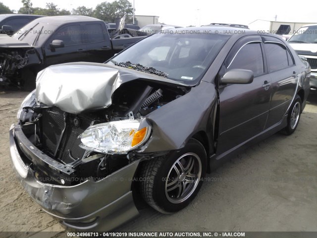 1NXBR32EX6Z697022 - 2006 TOYOTA COROLLA CE/LE/S GRAY photo 2