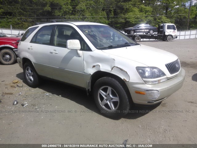 JT6HF10U3Y0144610 - 2000 LEXUS RX 300 WHITE photo 1