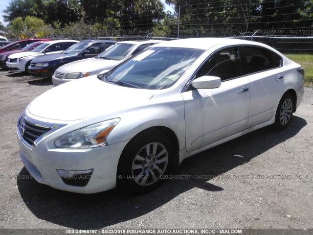 1N4AL3AP2FC140248 - 2015 NISSAN ALTIMA 2.5/S/SV/SL WHITE photo 2