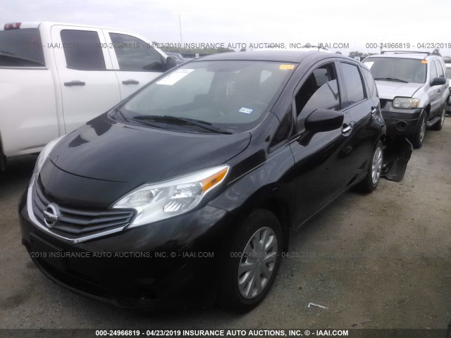 3N1CE2CP9FL429817 - 2015 NISSAN VERSA NOTE S/S PLUS/SV/SL/SR BLACK photo 2