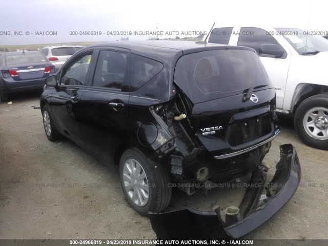 3N1CE2CP9FL429817 - 2015 NISSAN VERSA NOTE S/S PLUS/SV/SL/SR BLACK photo 3