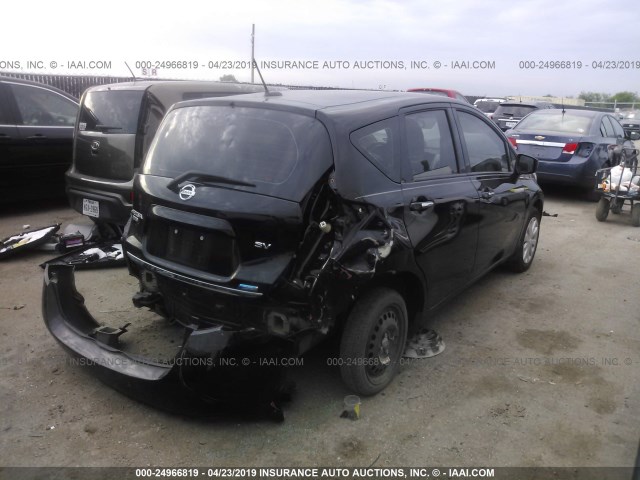 3N1CE2CP9FL429817 - 2015 NISSAN VERSA NOTE S/S PLUS/SV/SL/SR BLACK photo 4