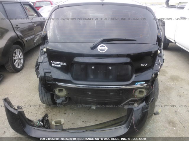 3N1CE2CP9FL429817 - 2015 NISSAN VERSA NOTE S/S PLUS/SV/SL/SR BLACK photo 6