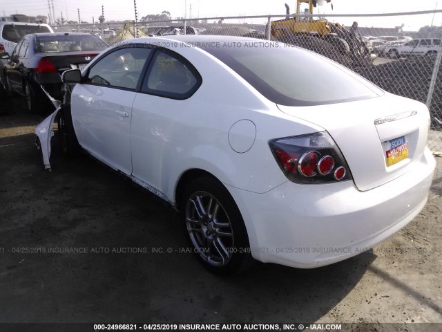 JTKDE3B70A0311680 - 2010 TOYOTA SCION TC WHITE photo 3