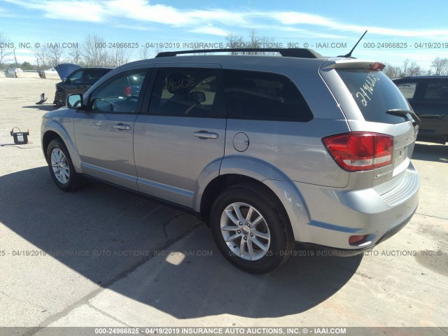 3C4PDCBG5FT668502 - 2015 DODGE JOURNEY SXT SILVER photo 3